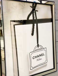 Cuadro Chanel Bag Bolsa Shop 66 X 56 CM en internet