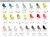 Juego de Comedor Mesa MIKA tapa laqueada blanca 160 cm + 4 Sillas Eames del mismo color - tienda online