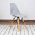Juego De Comedor Mesa MIKA 160 tapa laqueada blanca + 4 Sillas Eames Tapizadas color a elección - tienda online