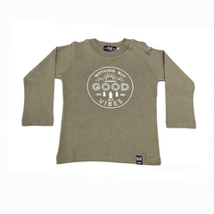 Art. 8072 - Remera bebé m/l Good Vibes - tienda online
