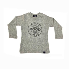 Art. 8072 - Remera bebé m/l Good Vibes