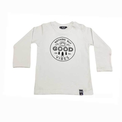 Art. 8072 - Remera bebé m/l Good Vibes - comprar online