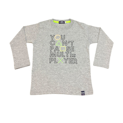 Art. 8081- Remera niño m/l You Can`t Pause Multiplayer en internet