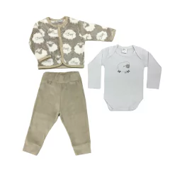 Art. 8530 - Set x 3 piezas oveja - Blue Baby & Kids