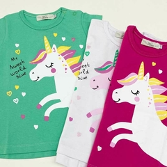 Art. 8264 – Remera beba m/c Unicornio - Blue Baby & Kids