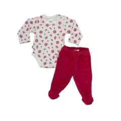 Art. 8403 – Conjunto beba 2 piezas Flores