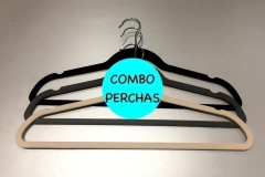 COMBO X 50 PERCHAS NEGRAS AFELPADAS SLIM