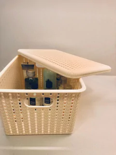 CAJA ORGANIZADORA "EILAT" CON TAPA TRENZADA PREMIUM