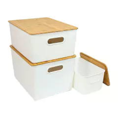 CAJA "MALMO" RECTANGULAR BLANCA "M" en internet