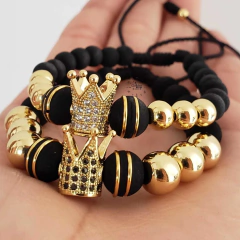 PULSERAS PARA PAREJA KING QUEEN - GOLDEN STORE PULSERAS PARA PAREJA KING QUEEN - GOLDEN STORE