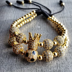 Pulseras para pareja King Queen - GOLDEN STORE Pulseras para pareja King Queen - GOLDEN STORE