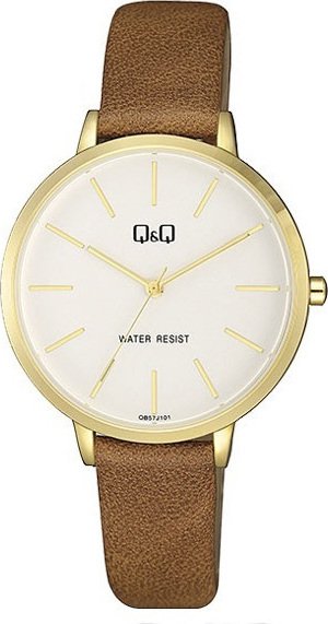 RELOJ Q\u0026Q QB57J101Y CUERO DAMA - GOLDEN STORE