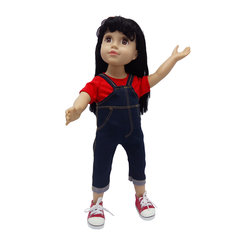 Conjunto Jardinero Remera Y Zapatillas en internet