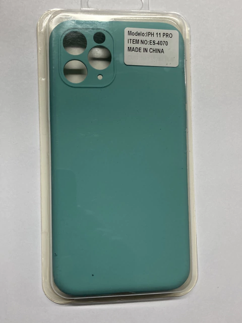 iPhone 11 pro Funda silicone case Aqua