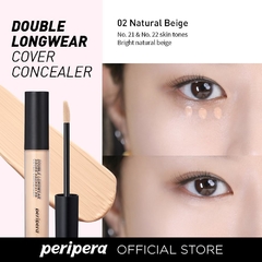 Imagen de peripera - Double Longwear Cover Concealer [#01 Pure Ivory]