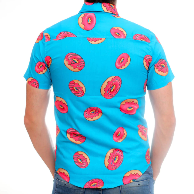 Camisa mangas corta | Donuts - Los Simpsons