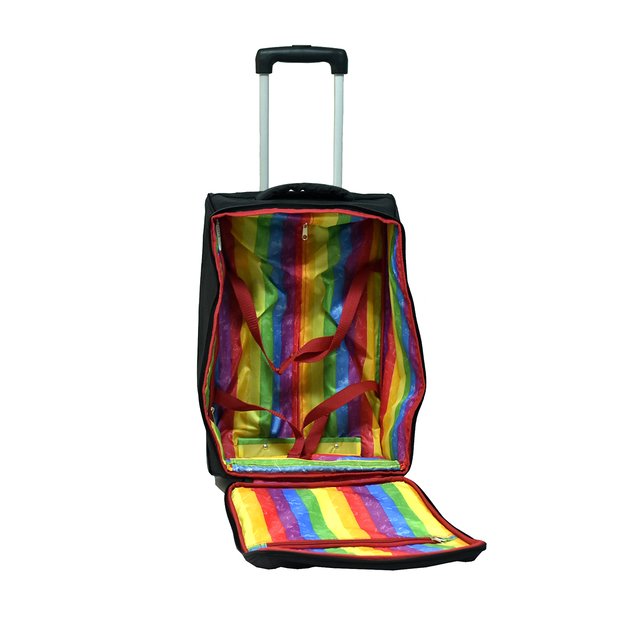 Valija Plegable Ligero Negro Arco Iris - Ligero
