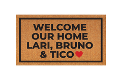 Modelo personalizado - WELCOME OUR HOME lari, bruno