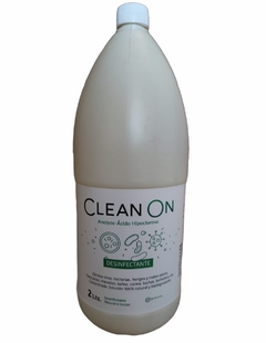DESINFECTANTE NATURAL BIODEGRADABLE "CLEAN ON" BOTELLA 2 L