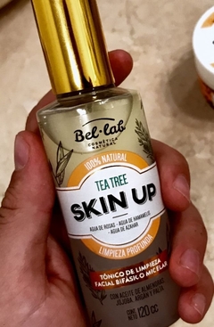 Skin Up - Tónico Facial Bi-fásico de limpieza con aceite de almendras, jojoba, argan, palta y aceite esencial de tea tree 120 cc en internet