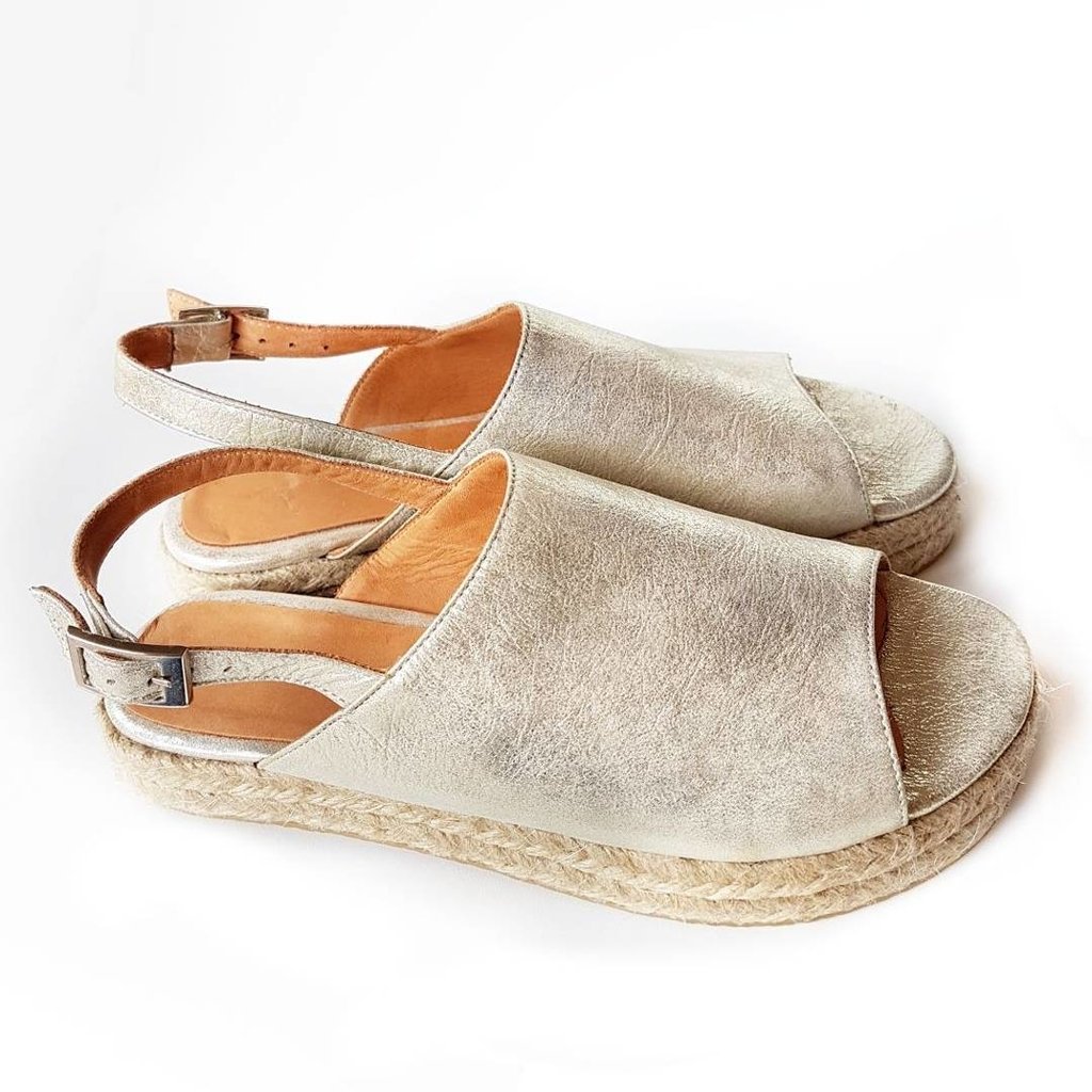 sandalias con base altas de yute Paruolo verano 2021 | Zapalook