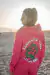 Hoodie fucsia Flor Hawaiana