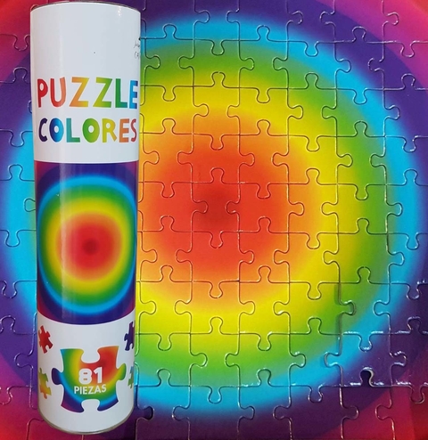 Rompecabezas colores 81 piezas