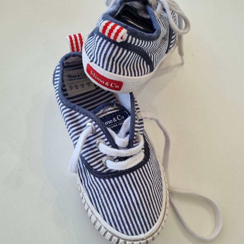 ZAPATILLAS MIMO TELA RAYAS