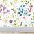 Papel de parede padrão libélulas e flores - comprar online
