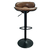 Banqueta Ecocuero Base Negra (marrón) - comprar online