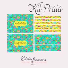 Kit bolsa praia alegria piscina