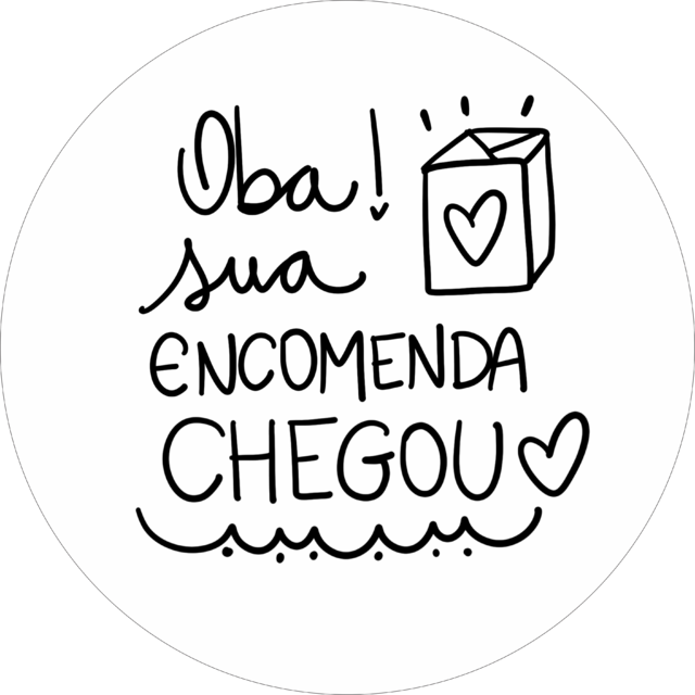 ETIQUETAS REDONDAS OBA SUA ENCOMENDA CHEGOU