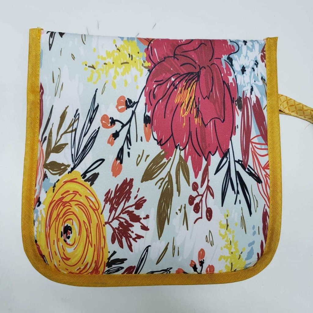 Kit higiene bucal - Floral amarelo - Estela Junqueira