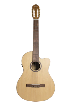 Guitarra Electrocriolla 39 Pro con corte (Incluye Funda Acolchada)