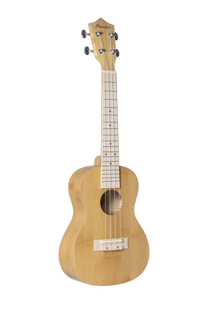 Ukelele Bamboo Concierto (Incluye funda acolchada)