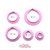 Cortantes - Pétalos de rosas x5 - comprar online