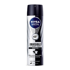 Nivea Desodorante Invisible Black&Withe Men Aerosol 150ml