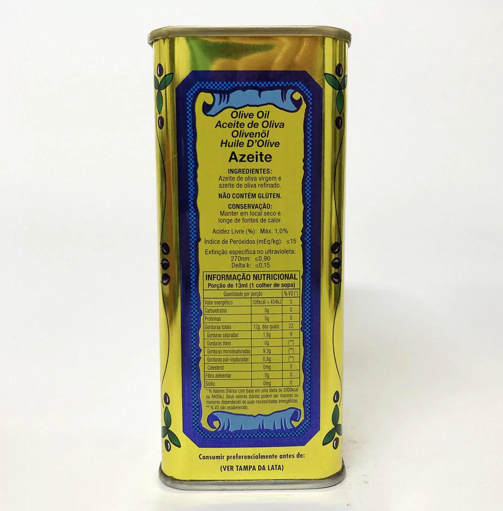 AZEITE BOM DIA LATA | 500ML AZEITE BOM DIA LATA | 500ML