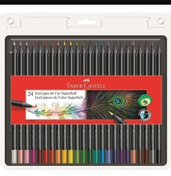NUEVO!! LAPICES DE COLORES FABER CASTELL SUPERSOFT X24