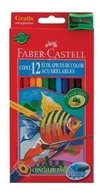 Lápices De Colores Faber Castell Acuarelables X12 Ecolápiz