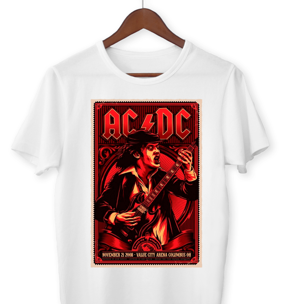 Remera AC/DC Angus Poster - Comprar en Tienda Uke