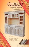 modular de pino comedor living