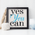 Quadro - Yes You Can na internet