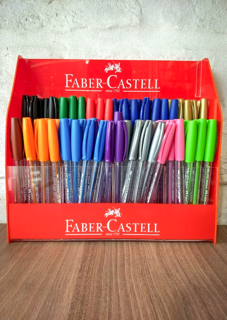 Boligrafos de colores Faber Castell Trilux