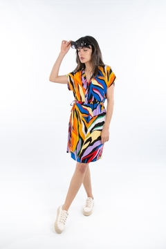 Vestido RISA multicolor - comprar online