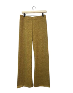 Pantalón palazzo LANILLA mostaza - comprar online