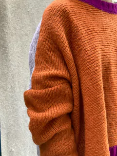 Sweater PENSAMIENTO ladrillo uva nude - tienda online