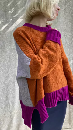 Sweater PENSAMIENTO naranja nude uva - comprar online