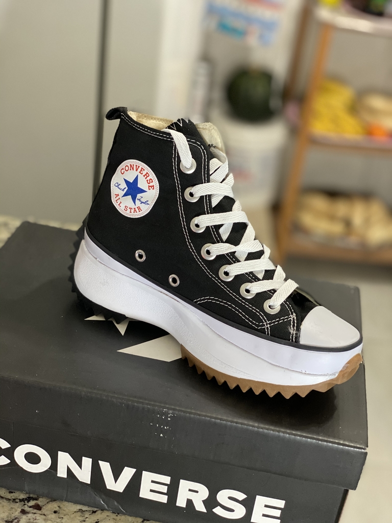 All Star Converse Run Strike Preto
