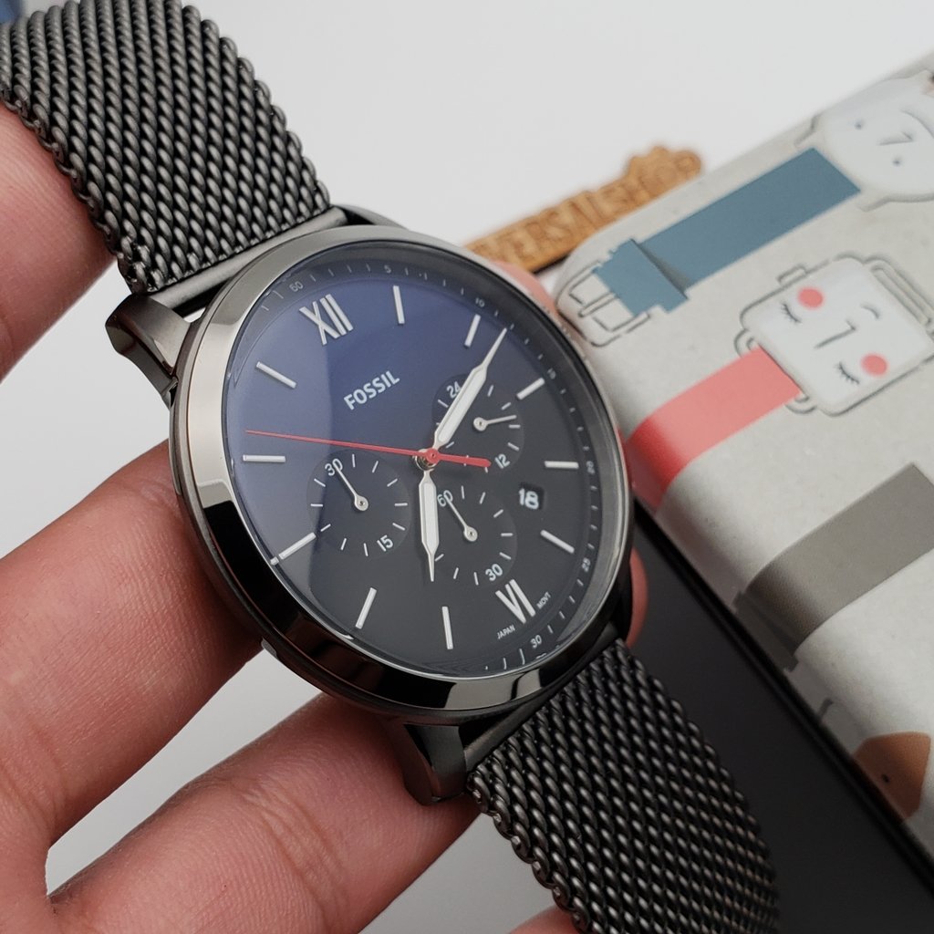 Reloj Fossil FS5383 Cronógrafo En Acero 